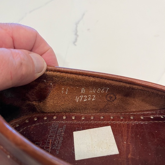 Allan Edmonds loafers brown size 11 great shape - Picture 2 of 6